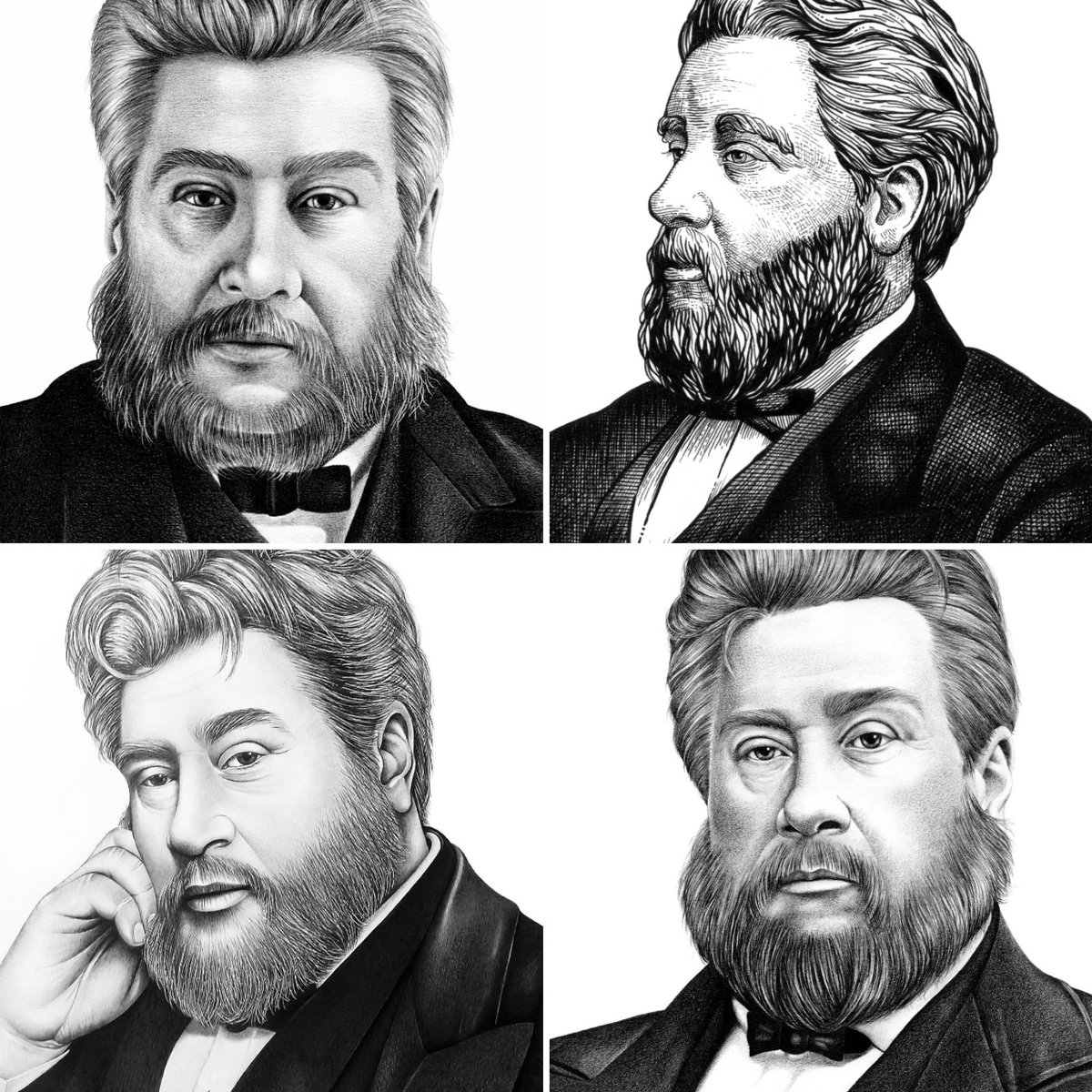 MarcosReformed's tweet image. On this day, 191 years ago, June 19 1834, the Prince of Preachers was born here in Kelvedon, Essex.
CHARLES HADDON SPURGEON (1834-92) was England’s best-known preacher for most of the second half of the nineteenth century.
Drawings by @MarcosReformed
Buy copies!!