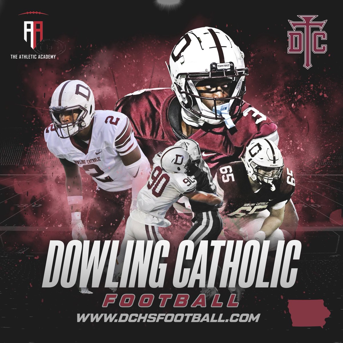 🚨🏈Check out the recruiting platform and prospect list for Dowling Catholic Football located in West Des Moines, IA! <a href="/DCHSMaroons/">DowlingCatholic</a> <a href="/dchsfootball/">Dowling Football</a> <a href="/CoachTWils/">Tom Wilson</a>  

🔋Powered by <a href="/Ath_Dynasty/">The Athletic Academy</a> 

Check out their prospects here:
dchsfootball.com/player-cards