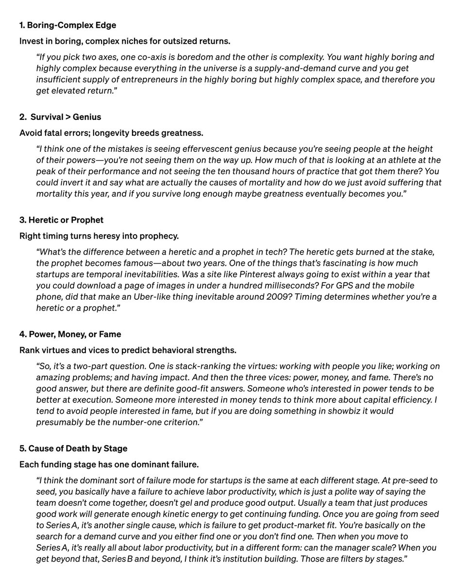 My favorite ideas from the episode with Charlie Songhurst