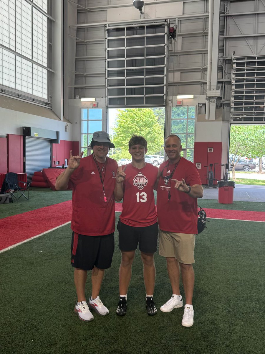 Tyler Goebbel (@goebbel_tyler) on Twitter photo After a great conversation with Coach Doeren! I’m blessed to receive my first Power 4 offer from NC State University!
<a href="/CoachEliot/">DJ Eliot</a> <a href="/StateCoachD/">Dave Doeren</a> <a href="/CoachIM1_/">Isaiah Moore</a> After a great conversation with Coach Doeren! I’m blessed to receive my first Power 4 offer from NC State University!
<a href="/CoachEliot/">DJ Eliot</a> <a href="/StateCoachD/">Dave Doeren</a> <a href="/CoachIM1_/">Isaiah Moore</a>