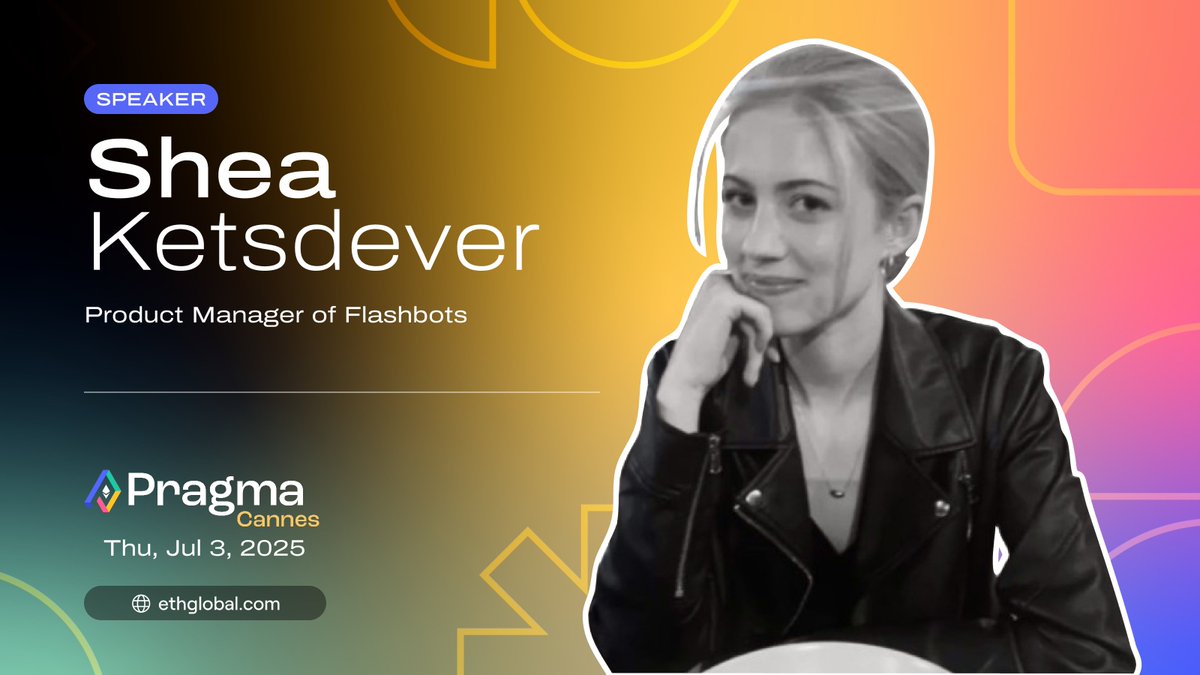 ETHGlobal (@ethglobal) on Twitter photo <a href="/SheaKetsdever/">Shea Ketsdever</a> is helping make block building on Ethereum credibly neutral. With BuilderNet at Flashbots, she’s pushing toward a world where no one can censor or monopolize MEV and users get their share of the upside. <a href="/SheaKetsdever/">Shea Ketsdever</a> is helping make block building on Ethereum credibly neutral. With BuilderNet at Flashbots, she’s pushing toward a world where no one can censor or monopolize MEV and users get their share of the upside.