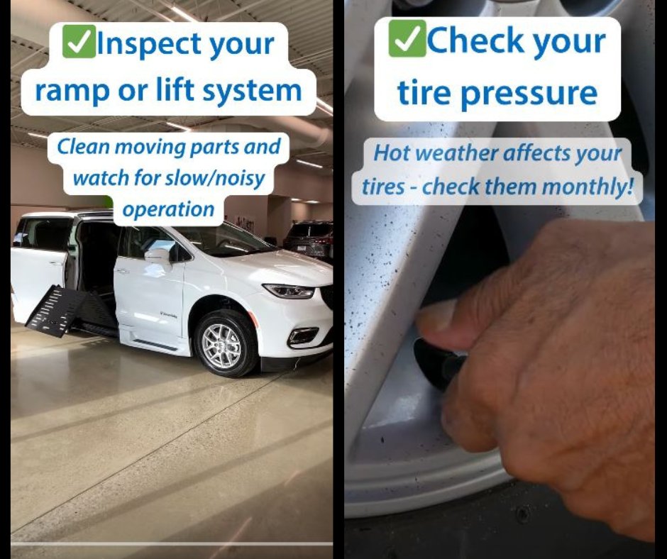 SPINALpedia's tweet photo. Summer Maintenance Tips for Your Wheelchair Accessible Vehicle from MobilityWorks
https://t.co/XrxffAXFHM
#accessiblevan #wheelchairvan #summersafety https://t.co/ONM9SBbByz