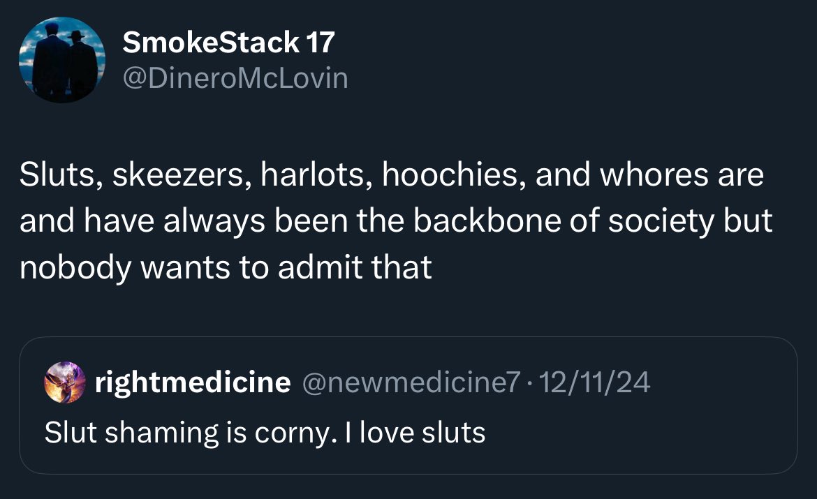 Just reminded me of one of the funniest things I’ve ever said imo