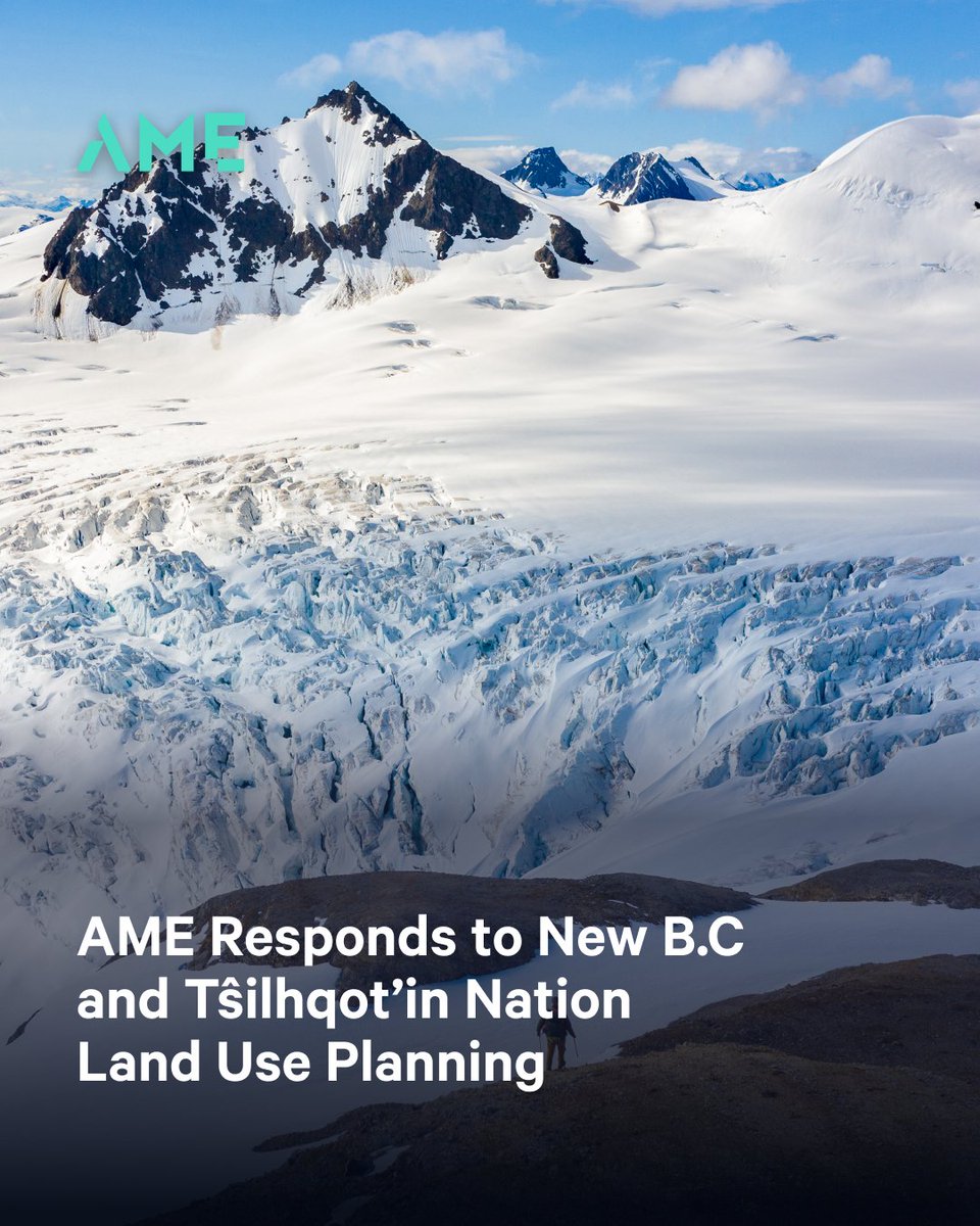 AME_BC's tweet image. AME response to new B.C and Tŝilhqot’in Nation land use planning: The Province of British Columbia has confirmed details about a new land use planning process. It follows a June 5 announement that included a land use planning process as part of an agreement regarding the proposed…
