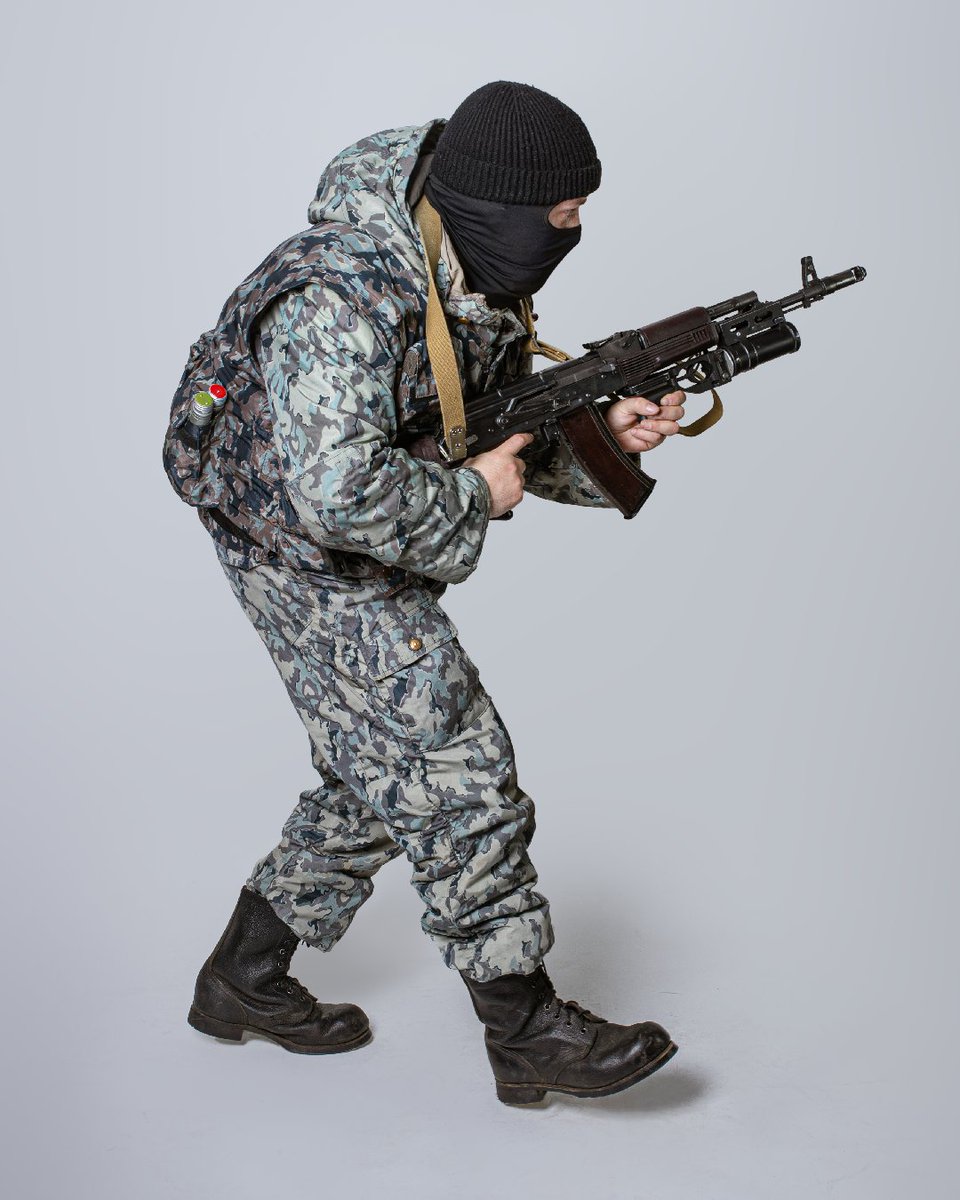 Impression of Spetsnaz group "Typhoon", North Caucasus District of VV MVD. Based on photos from January, 1995.