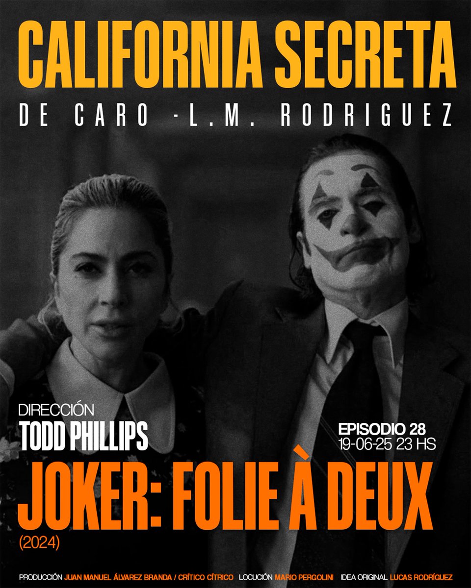Nos vemos hoy a las 23hs para hablar de JOKER con Seba De Caro y <a href="/LucasManuel94/">Lucas Manuel</a> 🔜