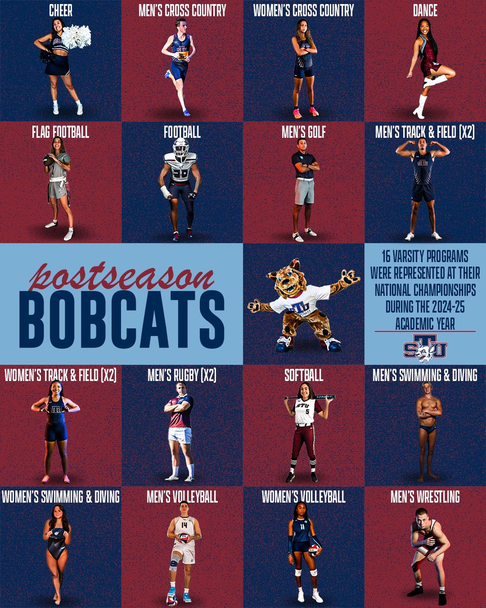 We continue our look back at the 2024-25 academic year by highlighting our 16 varsity programs that were represented at their respective national championships

#RaiseTheStandard