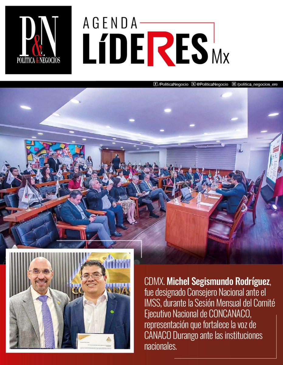 #AgendaLideresMx <a href="/SegismundoRG/">Michel Segismundo</a>