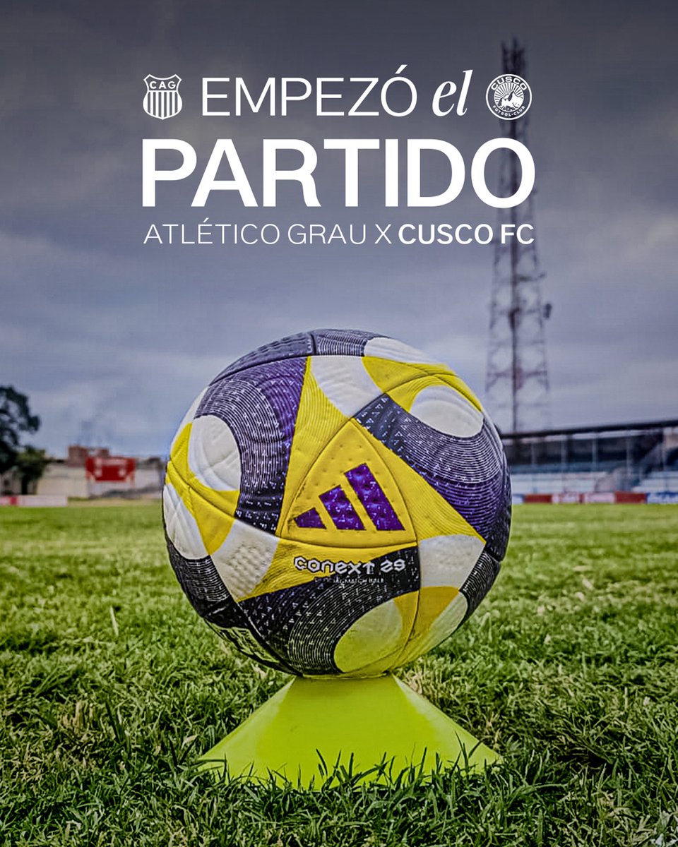 ⏱️ ¡Empezó el partido! ⚽️

<a href="/Grau_Oficial/">Club Atlético Grau - Oficial</a> 🆚 <a href="/CuscoFC_2009/">Cusco FC</a> 

#SomosCusco