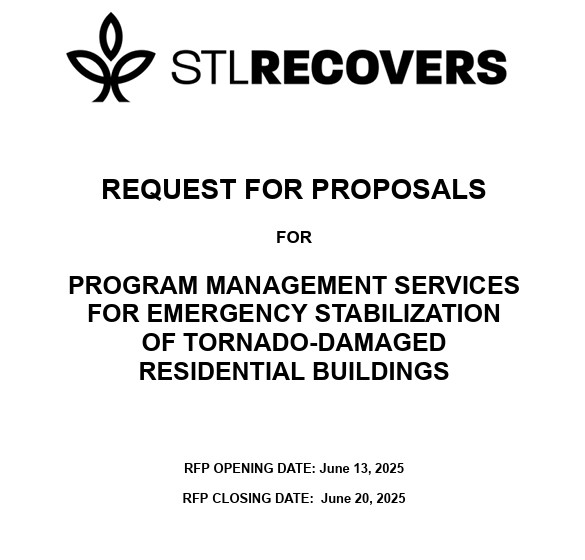 Andy Banker (@andybankertv) on Twitter photo #StLTornado <a href="/CityofStLouis/">City of St. Louis</a> RFP's for emergency stabilization of bldgs closes tomorrow. @fox2now here's the link: stlouis-mo.gov/government/dep… #StLTornado <a href="/CityofStLouis/">City of St. Louis</a> RFP's for emergency stabilization of bldgs closes tomorrow. @fox2now here's the link: stlouis-mo.gov/government/dep…
