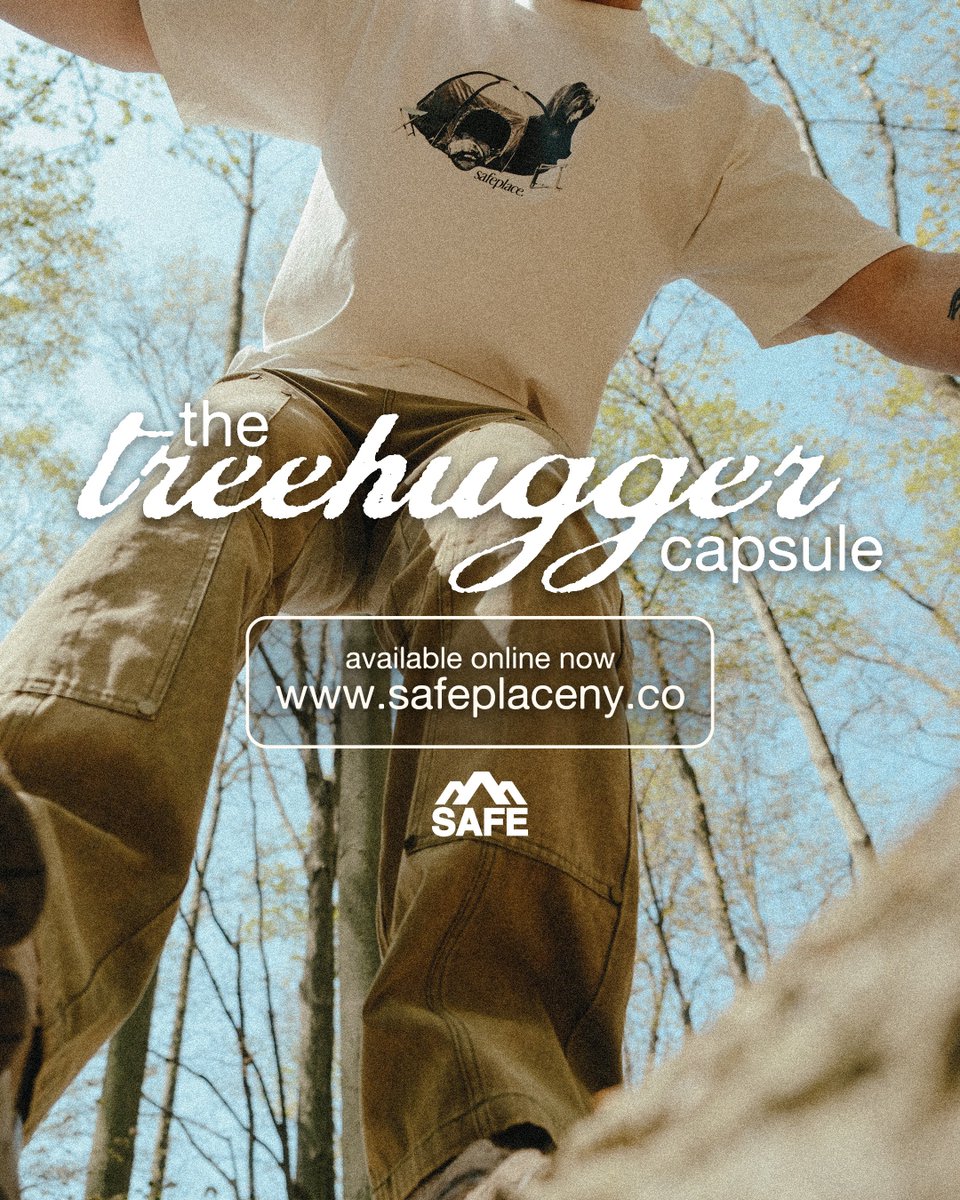 safeplaceny's tweet image. TREEHUGGER CAPSULE ONLINE NOW

SAFEPLACENY.CO
