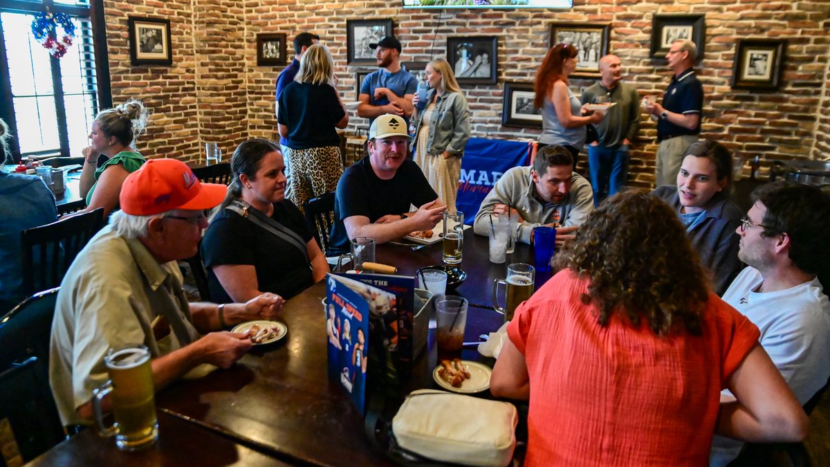 umarysports's tweet image. THANK YOU to everyone who made our first Marauders Meet-Up a success! Our coaches and staff had a great time Wednesday at Lucky's 13 Pub visiting with everyone about all things Marauders. We can't wait to do this again. #ForTheShip #LifeAtMary