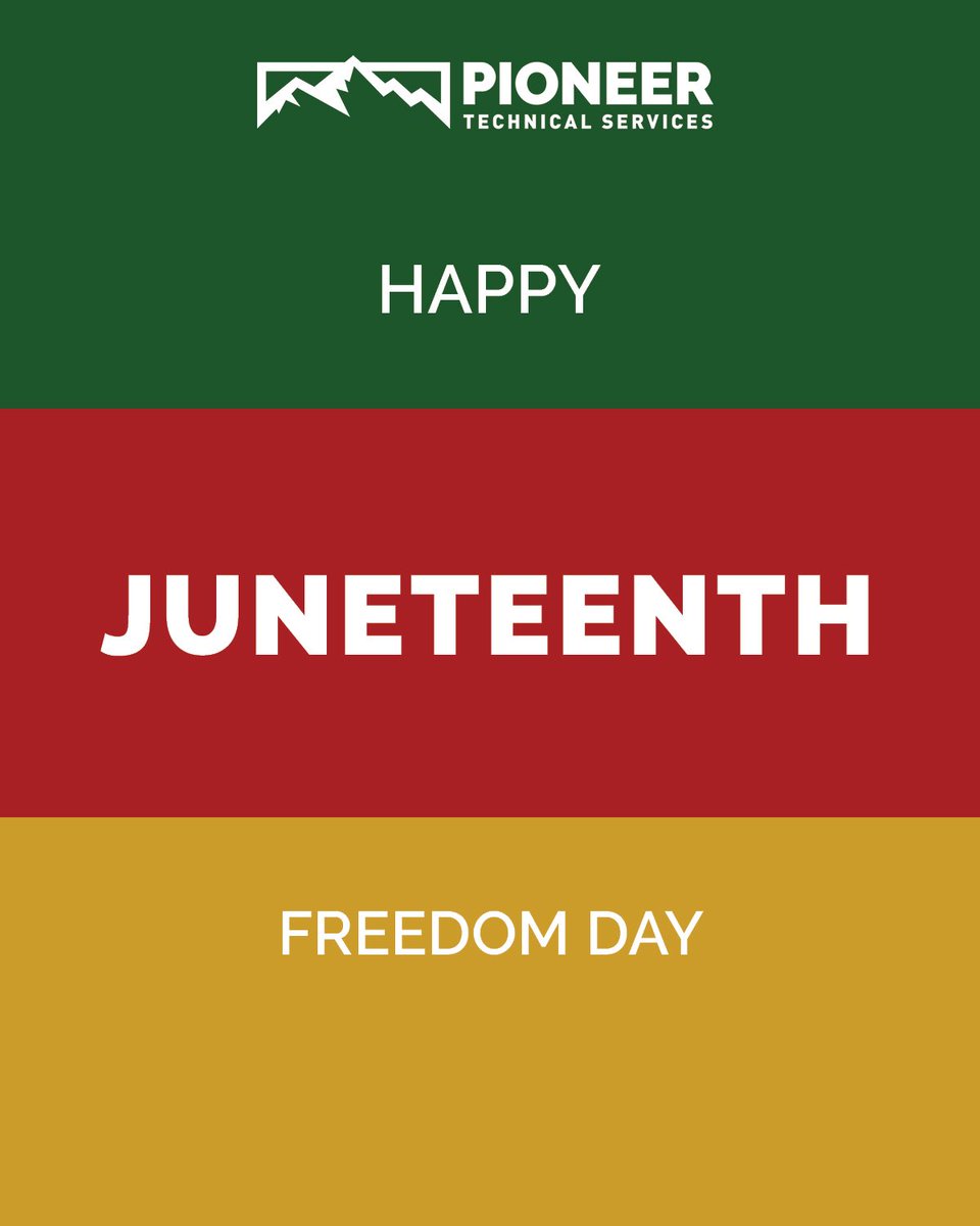 Today, we honor #Juneteenth. At Pioneer, we celebrate this historical event and the resilience and achievements of the Black community. Together, we can reflect, celebrate, and continue working towards a better future!