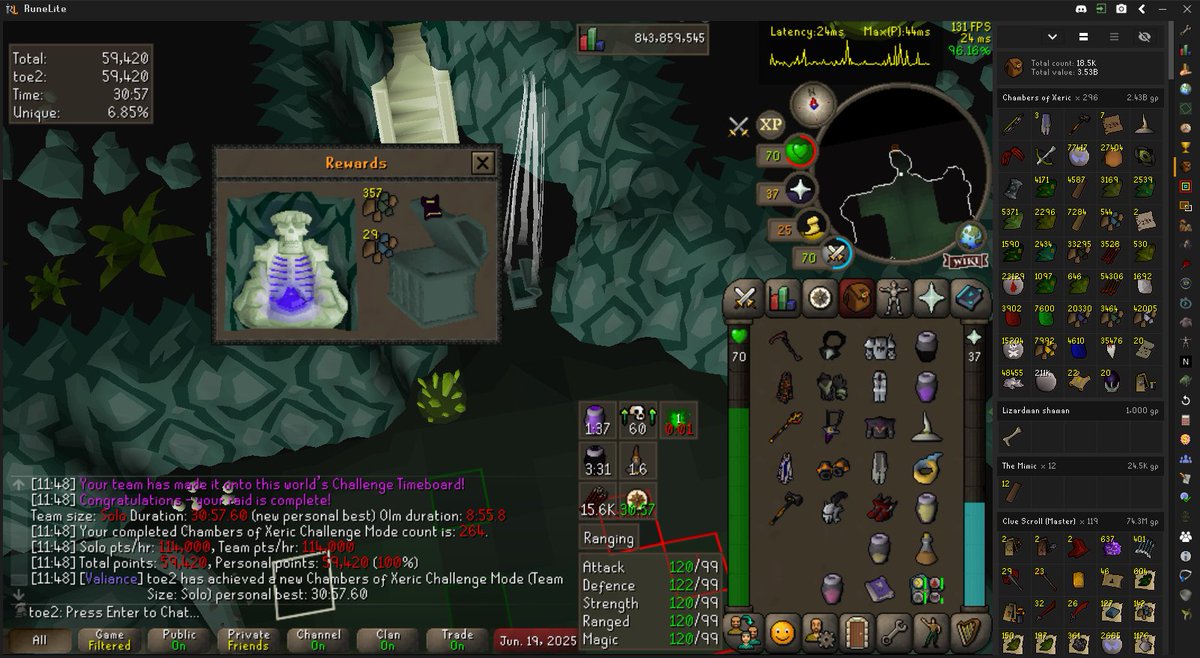 toe2_'s tweet photo. new solo cm pb sub 31m. next goal is sub 30m https://t.co/x4cJvHqZpI