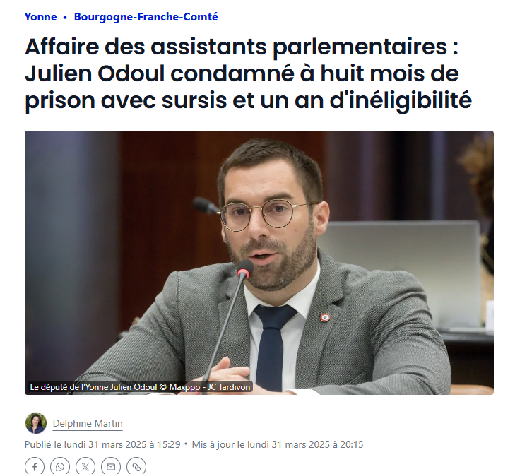 Mahdi_UmmatVox's tweet image. On récapitule ☝️:

Un député #RN 🇫🇷🏳️‍🌈condamné pour #détournement de fonds publics, donne rendez-vous aux français sur une chaine #condamnée 👨‍⚖️pour fake news et racisme, dans une émission présenté par un #prédateur #sexuel🐷 condamné également par la justice... 

Vivement la fin