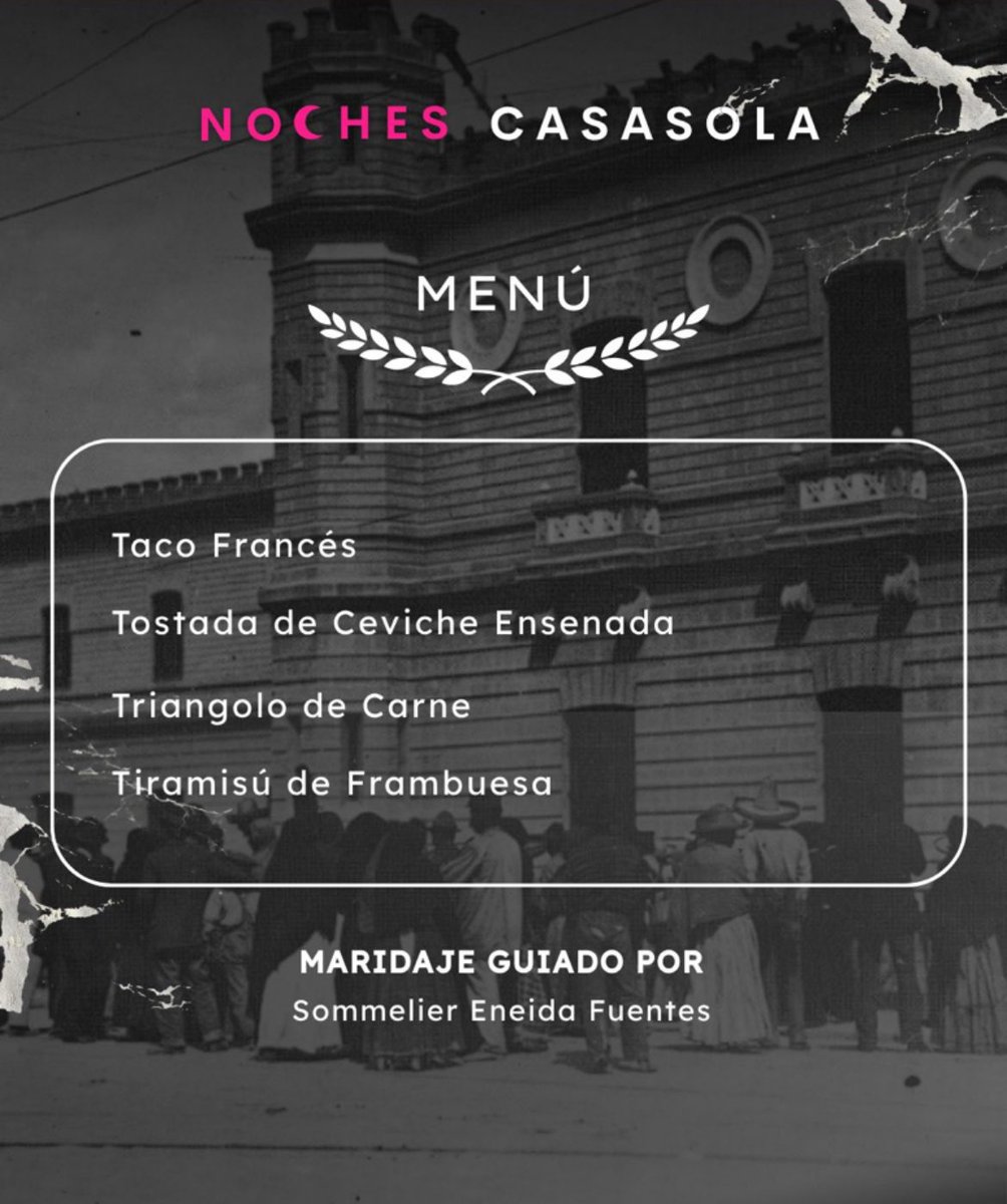 Escríbenos para ser parte de las Noches Casasola