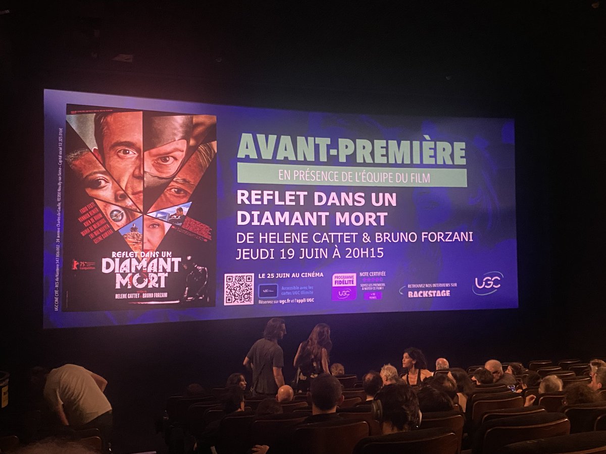 Christophe Lemaire est prêt pour l’avant première du film « Reflet dans un diamant mort » produit par le starfixien François Cognard.