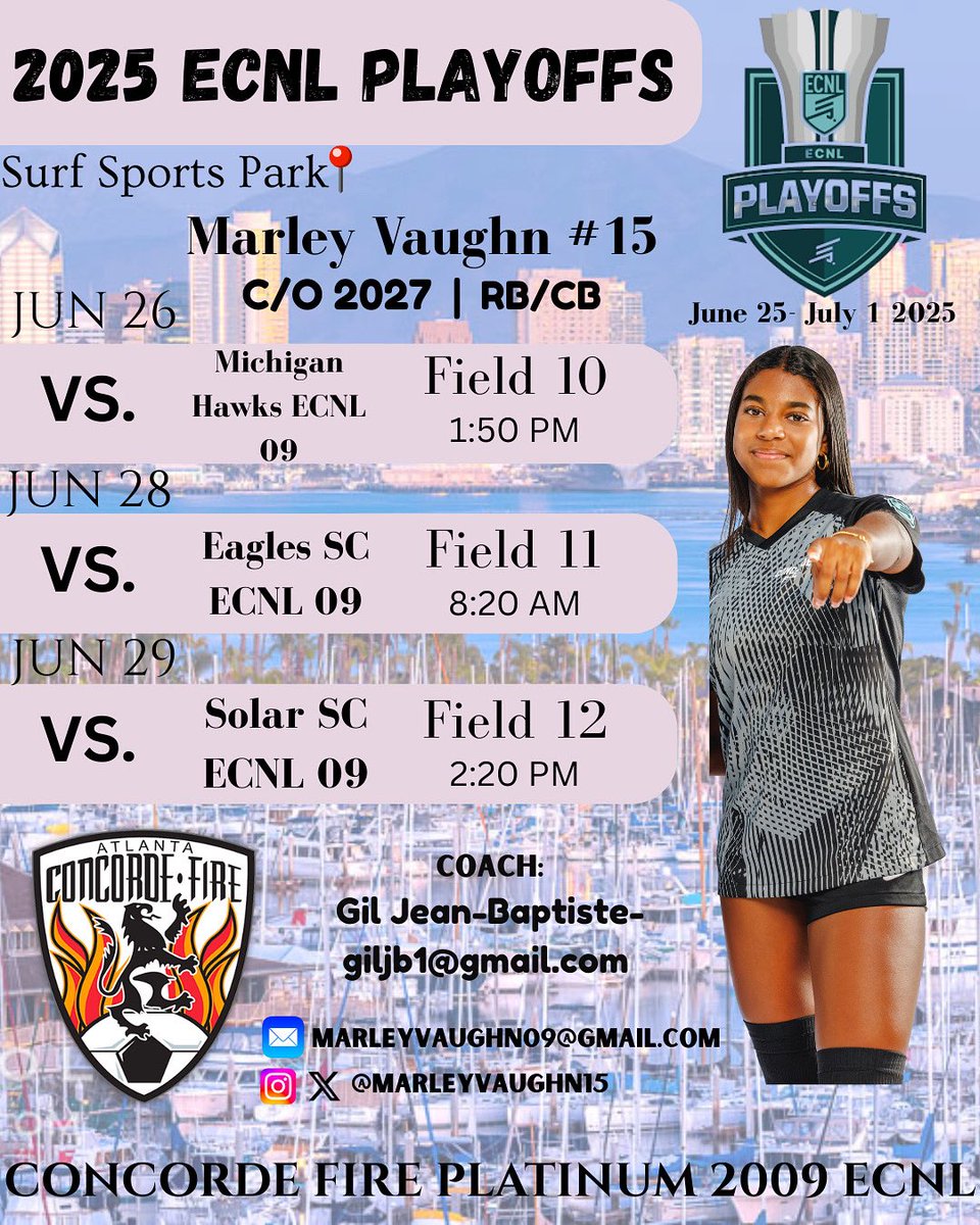 Marley Vaughn (@marleyvaughn15) on Twitter photo 6 days until 2025 ECNL Playoffs!! Excited for the great competition, hope to see you out on the sidelines! <a href="/TopDrawerSoccer/">TopDrawerSoccer</a> <a href="/ECNLgirls/">ECNL Girls</a> <a href="/TheECNL/">The ECNL</a> 6 days until 2025 ECNL Playoffs!! Excited for the great competition, hope to see you out on the sidelines! <a href="/TopDrawerSoccer/">TopDrawerSoccer</a> <a href="/ECNLgirls/">ECNL Girls</a> <a href="/TheECNL/">The ECNL</a>