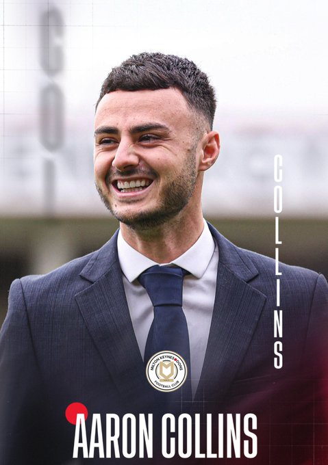 WorldTransfer2's tweet photo. 🚨 OFFICIAL
Welsh striker Aaron Collins has completed a move from Bolton Wanderers to MK Dons.
The 28-year-old drops down a division as he joins the League Two side.
🤝 Fee: Undisclosed
#Transfers #AaronCollins #MKDons #BoltonWanderers #EFL #LeagueTwo #LeagueOne https://t.co/tLdGIs0u4f