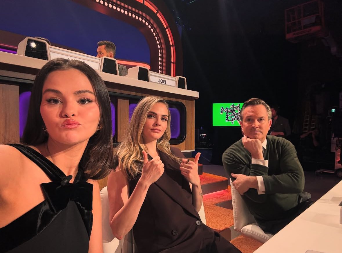 Selena Gomez Via Instagram posting pics she took during the revival of the gam show Match Game! I’m excited to watch this! 🤩 <a href="/selenagomez/">Selena Gomez</a> <a href="/SelenaFanClub/">Official Selenators</a> #SelenaGomez