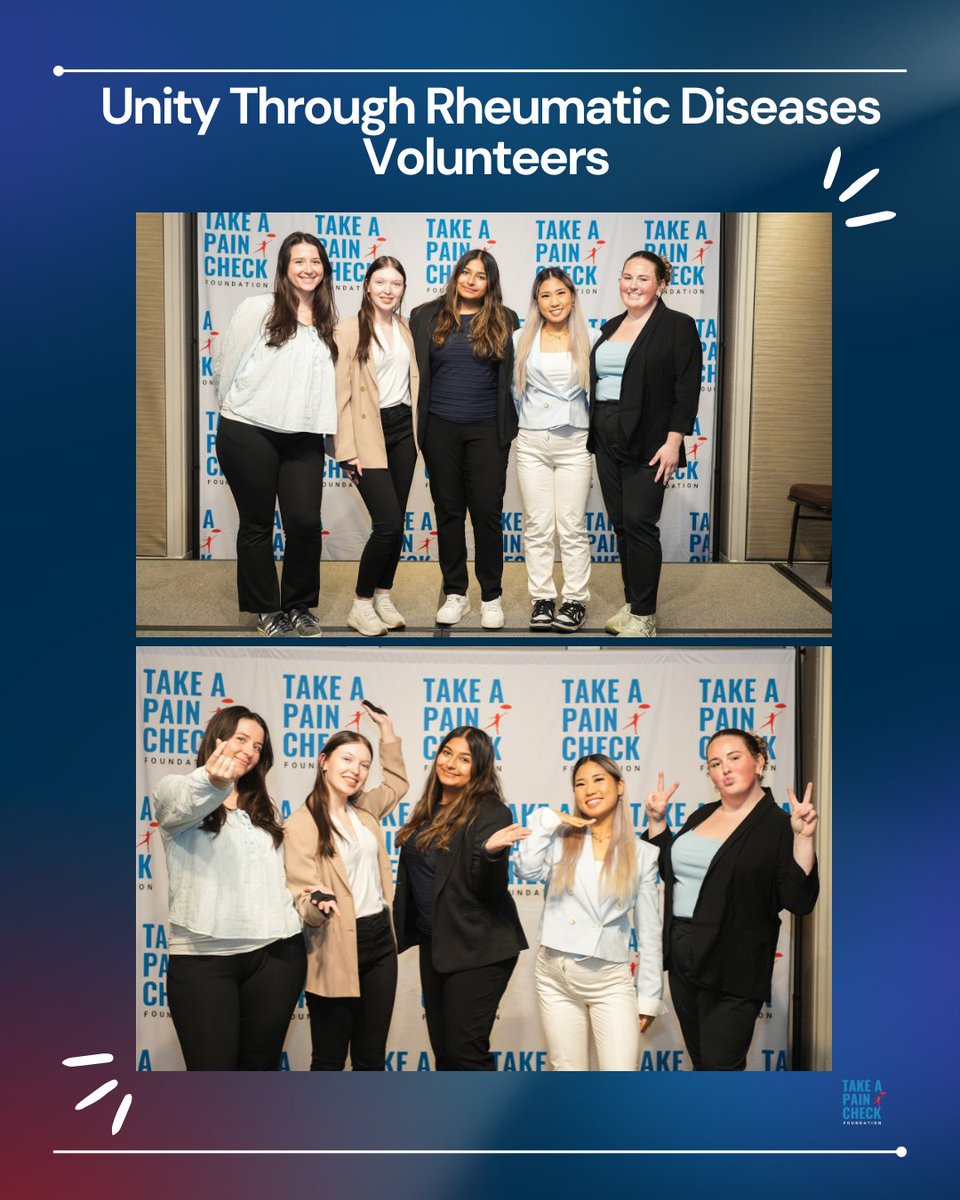 takeapaincheck's tweet image. Take a Pain Check is grateful to our volunteers who were able to make our in-person event, Unity Through Rheumatic Diseases, a success! Thank you to all of the volunteers! #TAPC #UnityThroughRheumaticDiseases #UnityThroughRheumaticDiseases2025 #UnityThroughRheum