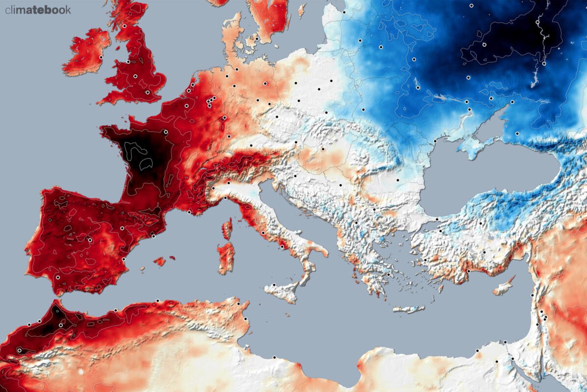 Vu par les bobos effrayés par la couleur vs carte réelle.

C’est calculé, la couleur est en fonction de l’auteur.

L’anomalie des températures a 850 hPa est exceptionnellement élevée en cette période.

Mise à part les publications stupides, je vous détaillerai l’essentiel, afin