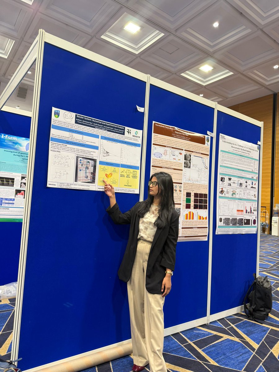 DSRL_UCDMECH's tweet image. 👏👏 Zarmeena Naz,
Meiyazhagan Jaganathan presenting their doctoral research in UCD STEM Early Career Researcher Symposium - supervised by @RounakAasifa.
#nonlineardynamics, #nonsmooth
With @crohit93 & S
Seth.
Great submissions from all UCD again! @UCD_Mech_Eng @ucdmech