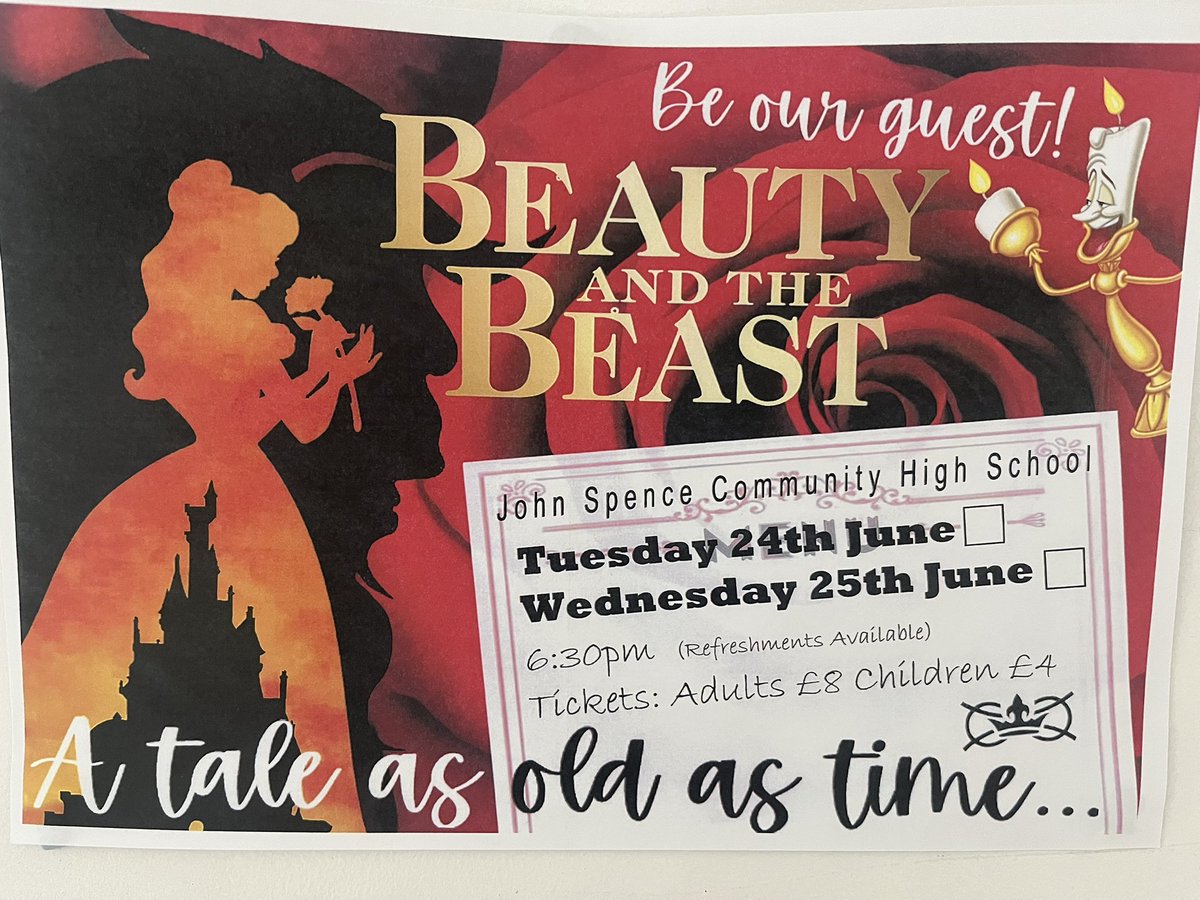 John Spence Community High School (@johnspencechs) on Twitter photo A great dress rehearsal in front of <a href="/whitehouseps/">Whitehouse Primary</a> as this year’s Summer show ‘Beauty & the Beast’ comes to the schools stage next week! Tickets are now available to purchase for the show! It’s going to be brilliant! <a href="/PeleTrust/">Pele Trust</a> #FitForLife A great dress rehearsal in front of <a href="/whitehouseps/">Whitehouse Primary</a> as this year’s Summer show ‘Beauty & the Beast’ comes to the schools stage next week! Tickets are now available to purchase for the show! It’s going to be brilliant! <a href="/PeleTrust/">Pele Trust</a> #FitForLife
