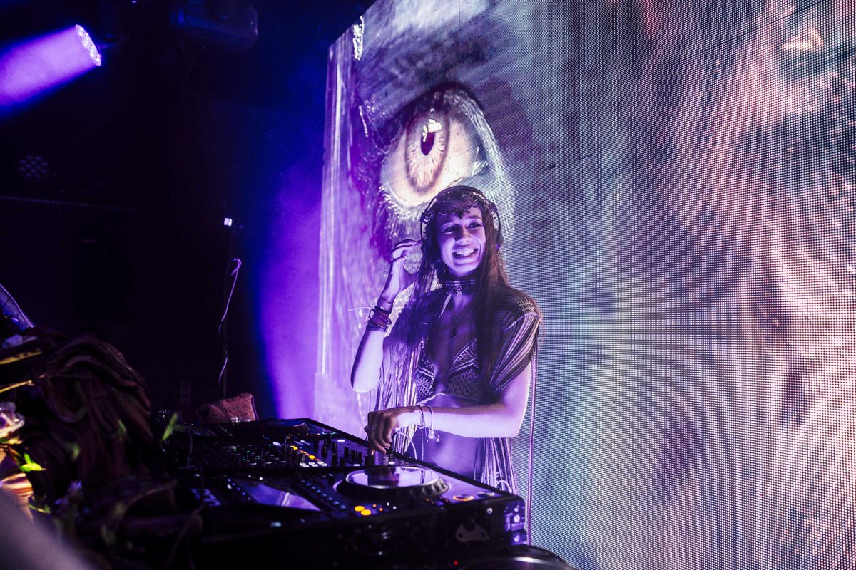 &amp; here’s part 2 of Teo’s 3rd glorious set, this time celebrating the core artistic engines of our night - the DJs, each in their own way carving vast, elaborate, deeply moving sonic journeys. Our 1st 2 in the Celtic Cathedral even sang over their own sets - whilst SHMIKESSS &amp;
