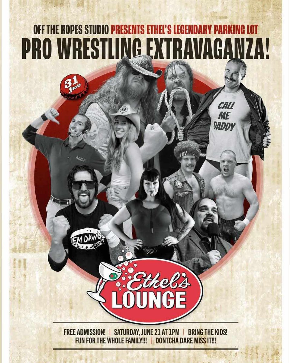 Live wrestling this Saturday afternoon in Kitchener!!