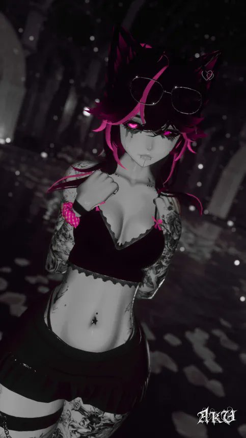 BarbAkuma's tweet image. Amid silence, pink sings🩷