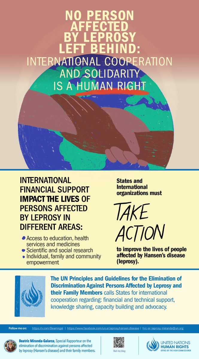 UN Special Rapporteur on Leprosy/Hansen's Disease (@beamirgal) on Twitter photo 
