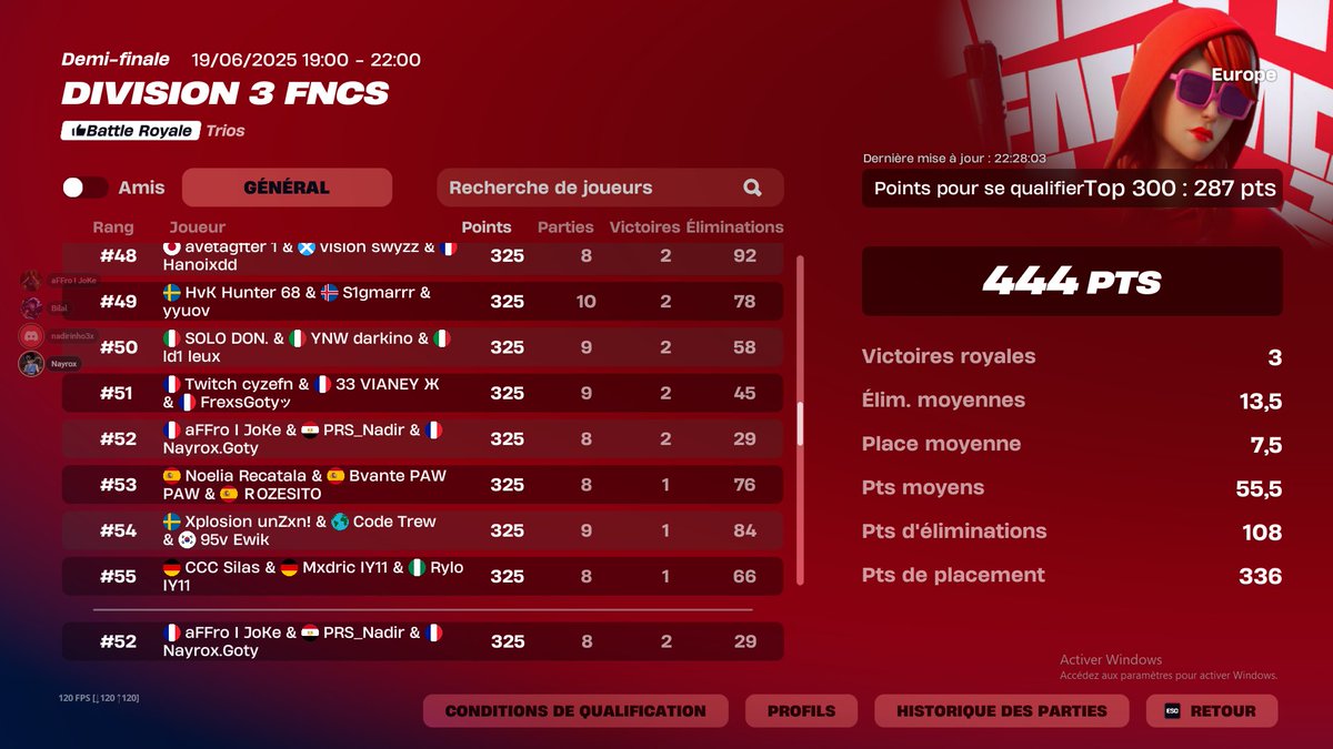 QUAL DIV 2 WITH <a href="/nadirinho3x/">.</a>   <a href="/Joke_on_top/">JoKe on top</a> en trouvant les mates à 19h00 NICEEE