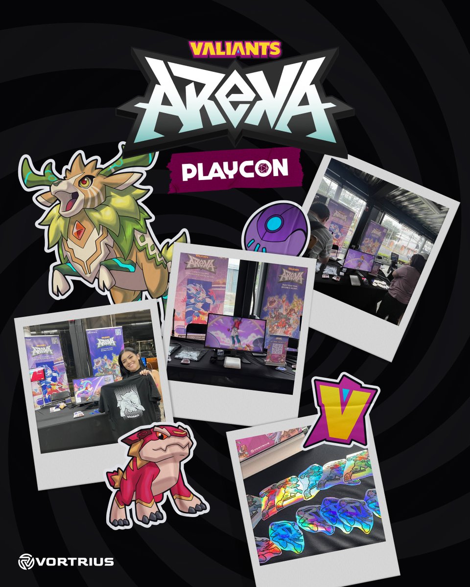 PlayValiants's tweet photo. Valiants showed up!🛡️

We were at PlayCon, Costa Rica’s first gaming convention, where passion for games, creativity, and community came together in one place.

An unforgettable experience✨