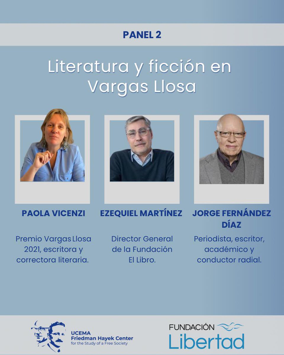 fernandezdiazok's tweet image. El martes 24 vamos a homenajear al gran maestro Mario Vargas Llosa. Hay que inscribirse, están invitados