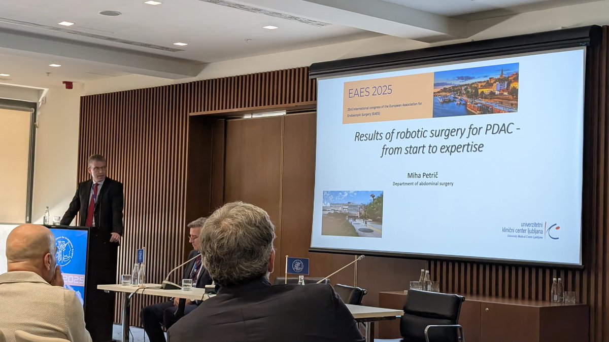 A structural approach and critical apprehension of results, and improvements are crucial for upgrading the robotic program <a href="/ukclj/">UKC Ljubljana</a> 🇸🇮 to achieve the best outcomes for patients with PDAC at <a href="/EAES_eu/">EAES</a> 2025 Belgrade.