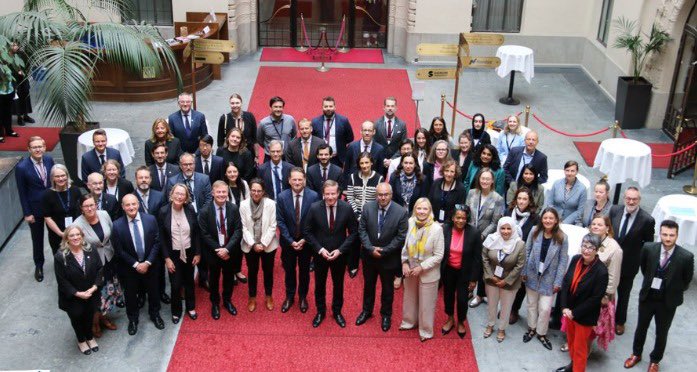 Mrs. Shahad Matar, Deputy Permanent Representative of the UAE to the United Nations and other International Organizations in Geneva, participated in the Annual Meeting of the International Committee of the Red Cross (ICRC) Donor Support Group, which took place in Helsinki.

The