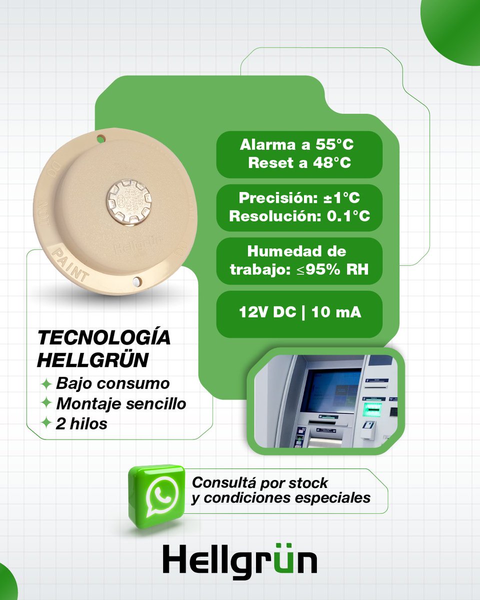 Hellgrunok's tweet photo. 📩 Pedilo a tu distribuidor
o contactanos para más info técnica y comercial.
https://t.co/BWmxv1pYXg

#Sensor #IoT #ControlDeTemperatura #Automatización https://t.co/sRLQljvJXJ