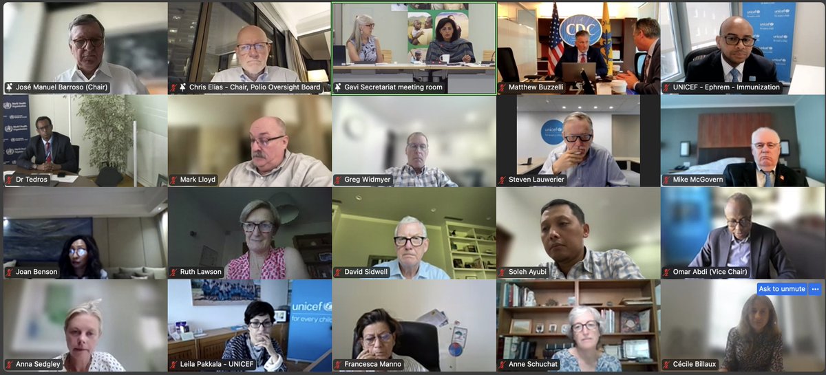 20 million people have been spared paralysis thanks to global efforts to #EndPolio and cases of wild polio have dropped 99% since 1988. At the first joint Board meeting of the Global Polio Eradication Initiative and
@Gavi, I reaffirmed Gavi's commitment to deepen our