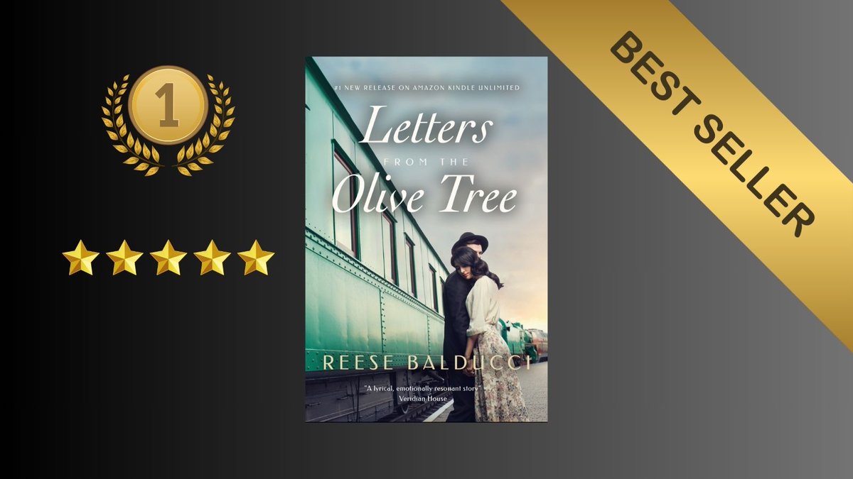 We proudly announce that #LettersFromTheOliveTree is a #1 Amazon Best Seller! Thank you to all of our supporters! Get your copy today at amazon.com/Letters-Olive-… #reesebalducci
