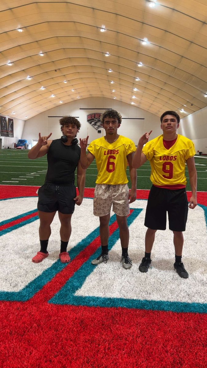 Cardenio chavez (@cardenio_chavez) on Twitter photo Had a great experience at <a href="/UNMLoboFB/">New Mexico Football</a> camp today and learned a lot from it!!
<a href="/Coach_Eck/">Jason Eck</a> <a href="/CoachBignell/">Clay Bignell</a> <a href="/Coach_BerryFB/">Connor Berry</a> <a href="/GHSCoachBrown/">Steve Brown ππ΄ββ οΈπͺπΌ</a> <a href="/PrepRedzoneNM/">Prep Redzone New Mexico</a> Had a great experience at <a href="/UNMLoboFB/">New Mexico Football</a> camp today and learned a lot from it!!
<a href="/Coach_Eck/">Jason Eck</a> <a href="/CoachBignell/">Clay Bignell</a> <a href="/Coach_BerryFB/">Connor Berry</a> <a href="/GHSCoachBrown/">Steve Brown ππ΄ββ οΈπͺπΌ</a> <a href="/PrepRedzoneNM/">Prep Redzone New Mexico</a>