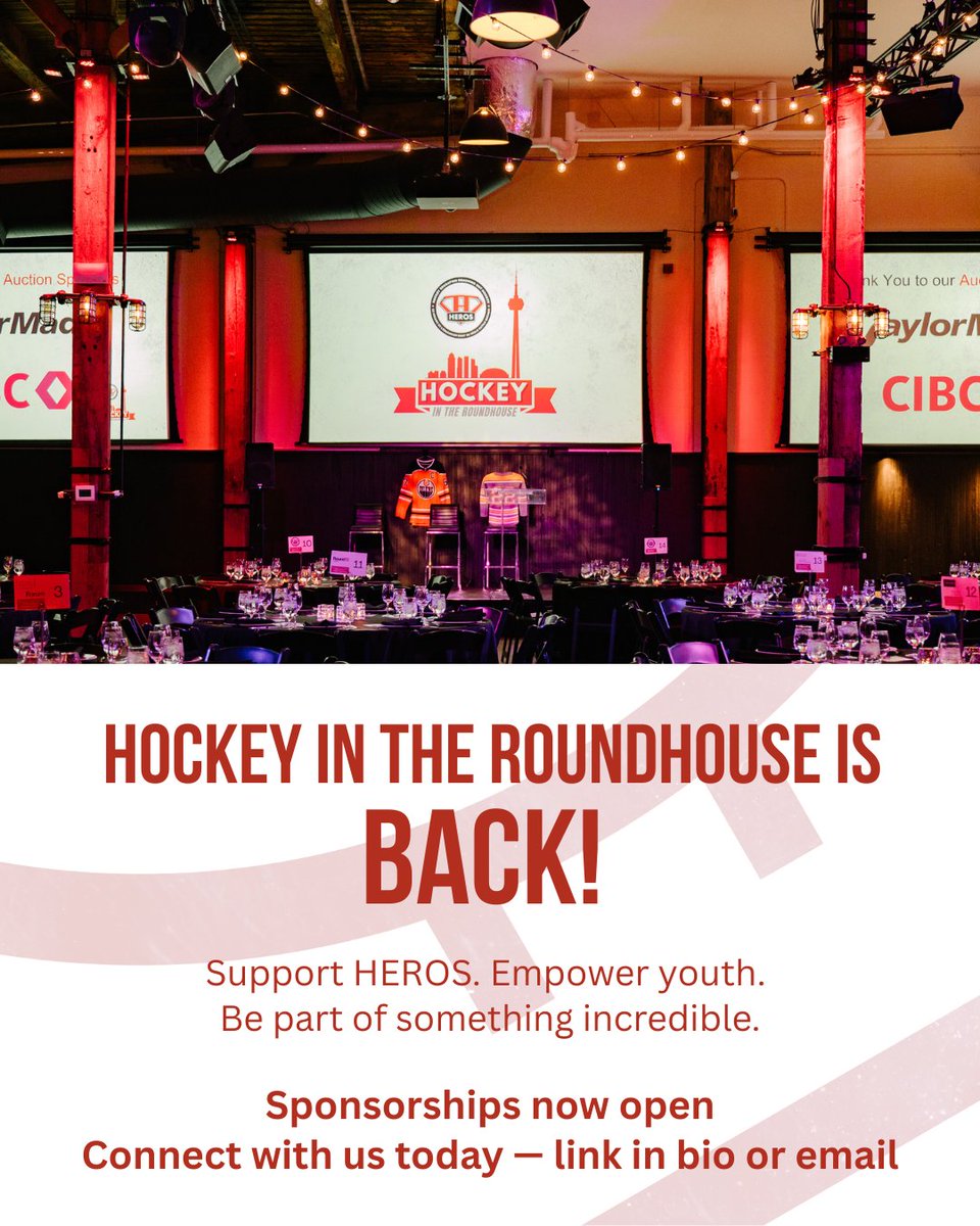 t’s back! ⛸️✨

This is your invitation to be part of a night that’s truly making a difference, on and off the ice. Email us or head to our website to learn more and secure your spot! 📩 #BiggerThanHockey

heroshockey.com/hockey-in-the-…