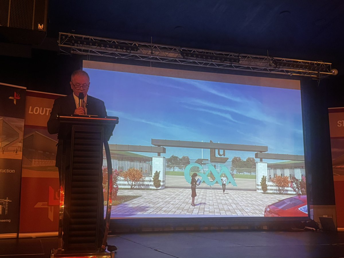Big day for <a href="/louthgaa/">Louth GAA</a> today with the official works commencing on site for #stadiumlú - Last week we joined together to celebrate &amp; get updated on  the plans for the next few months!!  Congratulations to all who worked so hard in making this happen!!