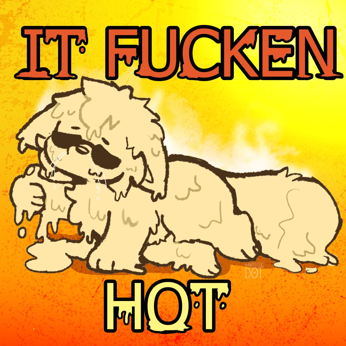 Working on a "4 seasons" YCH collection!
Fucken cold, fucken hot, fucken wimdy and fucking sneezing uwu

WIP!!