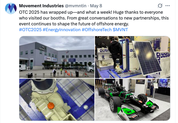 macnchee5e's tweet photo. $MVNT DD Timeline: "Game Plan" to reach $100 million in revenues organically...4 years in the making...

🔹May 2021: CEO states pivoting from M&A and focus on achieving $100 mill in revs organically
🔹June 2021: $MVNT announced the launch of iChem (now called ChemTune), which is a SaaS product built upon a hardware platform that allows for remote monitoring of oil field production
🔹June 2023: Announced joint venture to work with Pemex (Mexico state-own oil company generating $80 bill in annual revs) related to using ChemTune as a remote monitoring solution for Pemex's on and off-shore operations and received contract worth over $10 million
🔹Jan 2025: hiring of Jack Gillet as COO, who has 13 years of experience at Petrochem Field Services ($87 mill revenue) which includes "Director of Deepwater Operations"
🔹May 8, 2025: Attends Offshore Tech Conference showcasing their products: "From great conversations to new partnerships"
🔹May 14, 2025: They communicate "actively working on getting current"
🔹May 16, 2025: They show a photo on their X account of a new construction site with a few steel columns
🔹June 10, 2025: working on revamping their website with new content and information showcasing their new vision and offerings
🔹June 16th, 2025: Photos from the construction site showing off the tremendous progress being made 
🔹Looks like they are about ready to reveal their master plan very soon...early bird gets the worm...

💎P.S.: Minimal dilution past 5 years: 
April 2020: 316 mill OS (256 mill float)
June 2025: 339 mill OS (281 mill float)
💎Market Cap: $6 million

Updated Website: https://t.co/rDN3P4ujaz
X/Twitter Account: https://t.co/I3zVLMTs8z

$TWOH $GEAT $BLQC $CYBL $PSWW $DTREF $HUSA $INDO $RBNE $OP $RDAR $CGAC