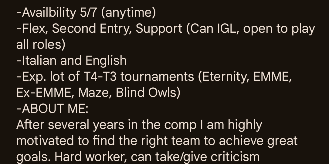 Back LFT for the combine 

Refs: <a href="/_Giian9/">Giian | TSG</a> <a href="/Smojooo/">Smojo</a> 

Rts and Vouches are appreciated 🙏🏻
Some info below: