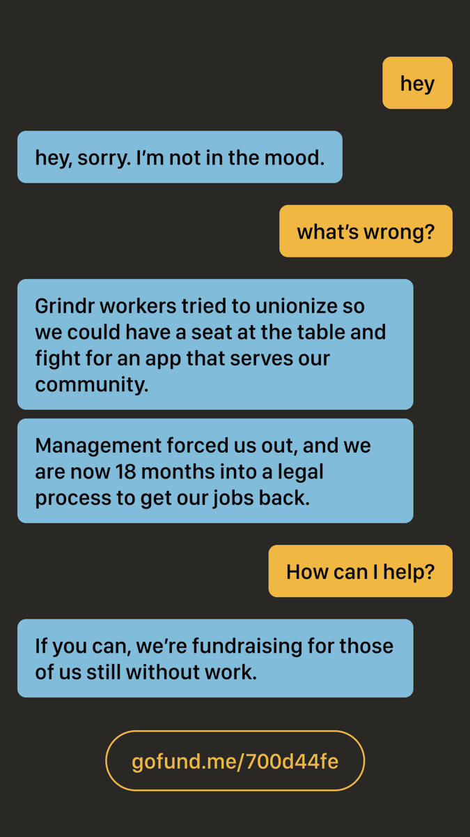 We're still here and we're still fighting for a union! If you can, please consider supporting our aid fund for those of us who are still underemployed or without work.

(Link to our fundraiser in bio)
