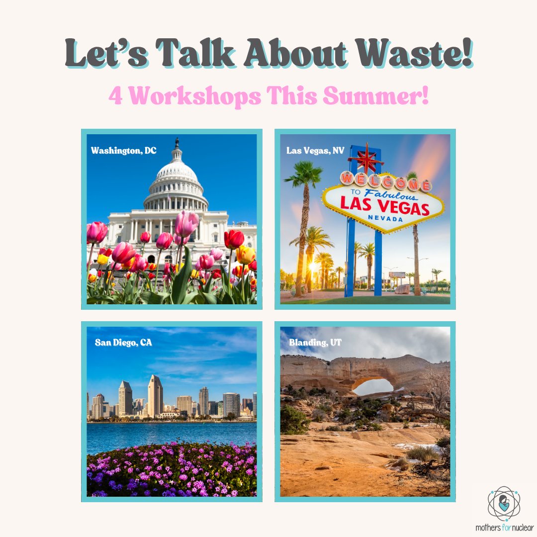 Mothers for Nuclear (@moms4nuclear) on Twitter photo 🗣️ Let’s Talk About Waste
This summer we’re planning four workshops to explore how communities can lead the conversation around used nuclear fuel.
In partnership with <a href="/NCState/">NC State University</a> and Native Nuclear, we're part of a DOE effort to support siting methods where consent and ... 🗣️ Let’s Talk About Waste
This summer we’re planning four workshops to explore how communities can lead the conversation around used nuclear fuel.
In partnership with <a href="/NCState/">NC State University</a> and Native Nuclear, we're part of a DOE effort to support siting methods where consent and ...