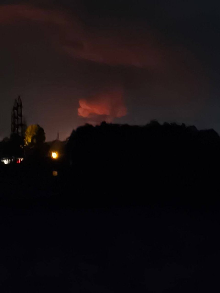Israeli airstrikes reportedly targeted the Safidrood Industrial Town, with smoke seen rising from the site.