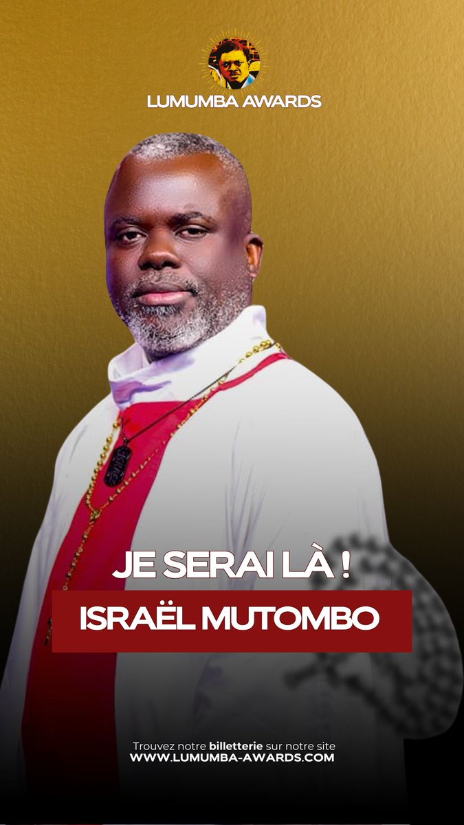 Grâce à mon engagement au service des valeurs que portait Patrice Emery Lumumba dont, la dignité, courage, intégrité et solidarité, j'ai été nominé officiellement dans la catégorie de personnalité préférée du public de LUMUMBA AWARDS 2025.